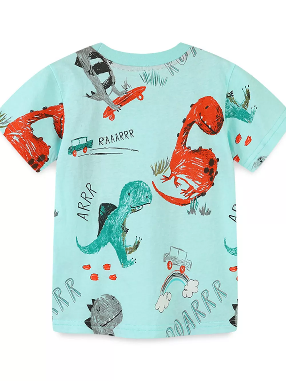 Children's Dinosaur Print Short Sleeve T-Shirt, image 4