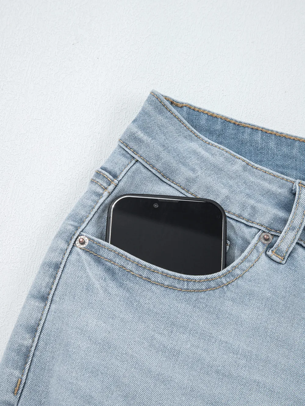 Mid Rise Ankle-Length Distressed Skinny Jeans, image 3