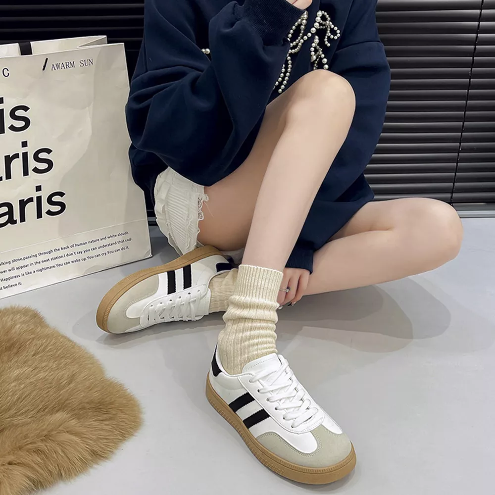 Round Toe Lace Up Sneakers, image 6