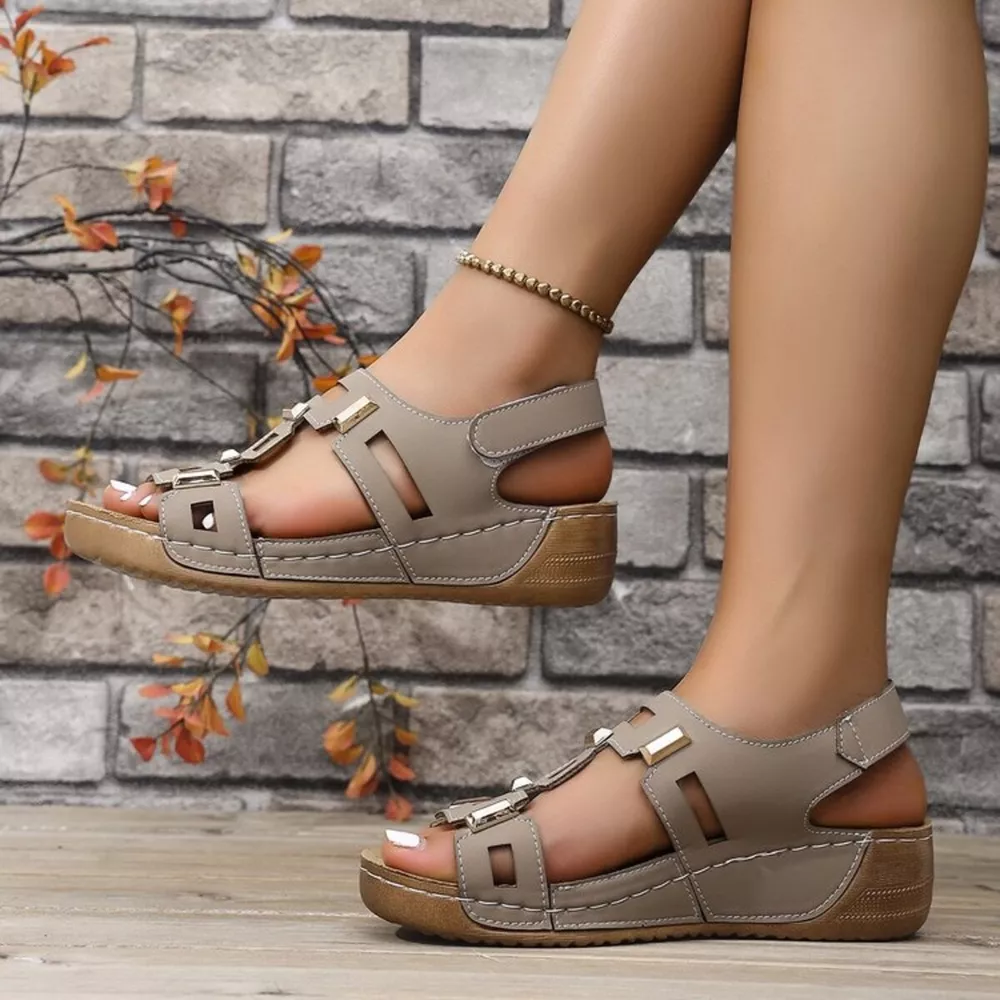 Open Toe Wedge Sandals, image 9