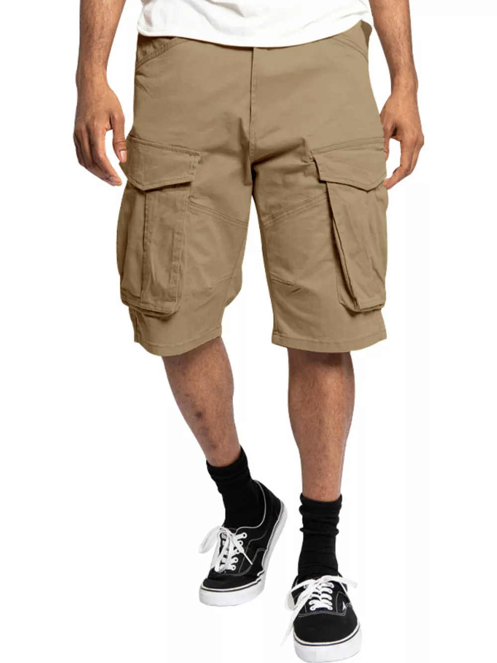 Men's Full Size Cargo Shorts with Multiple Pockets Plus Size, image 4