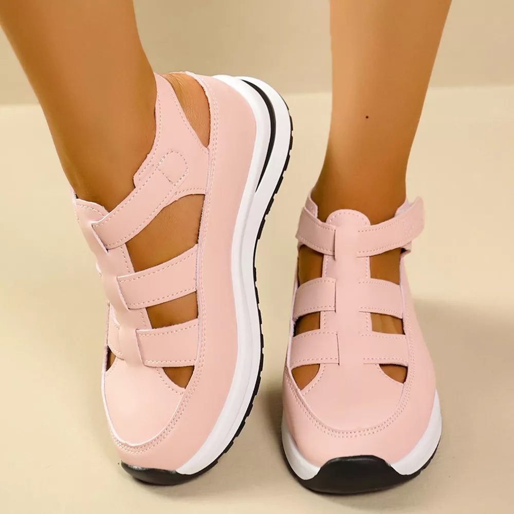 Cutout Round Toe Platform Sandals, image 13