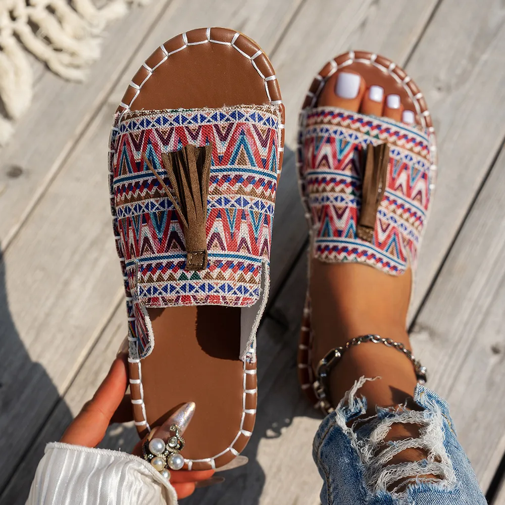 Tassel Open Toe Sandals, image 14