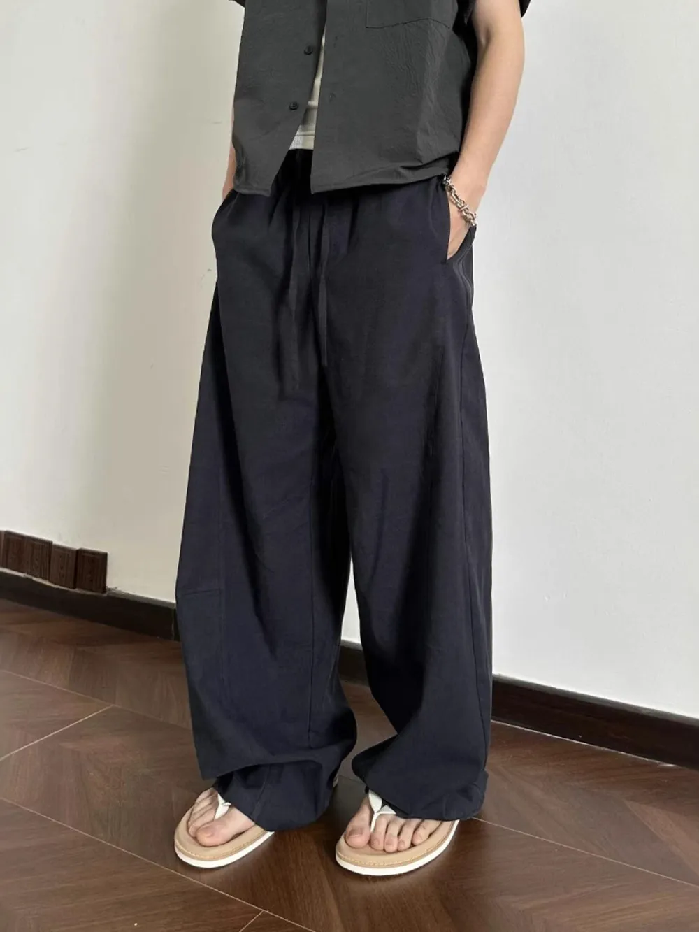 Men's Casual Wide Leg Pants