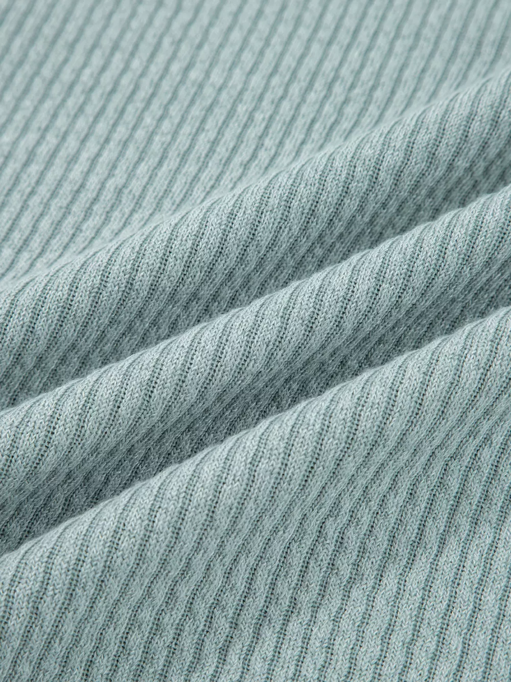 Ribbed Drop Shoulder Knit Hoodie, image 2