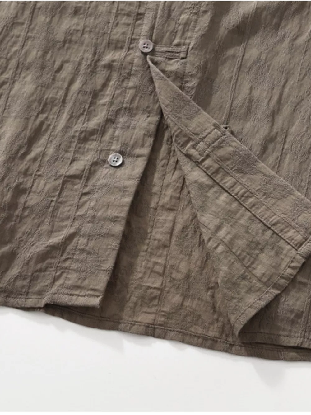 Men's Plus Size Casual Button Up Short Sleeve Shirt, image 2
