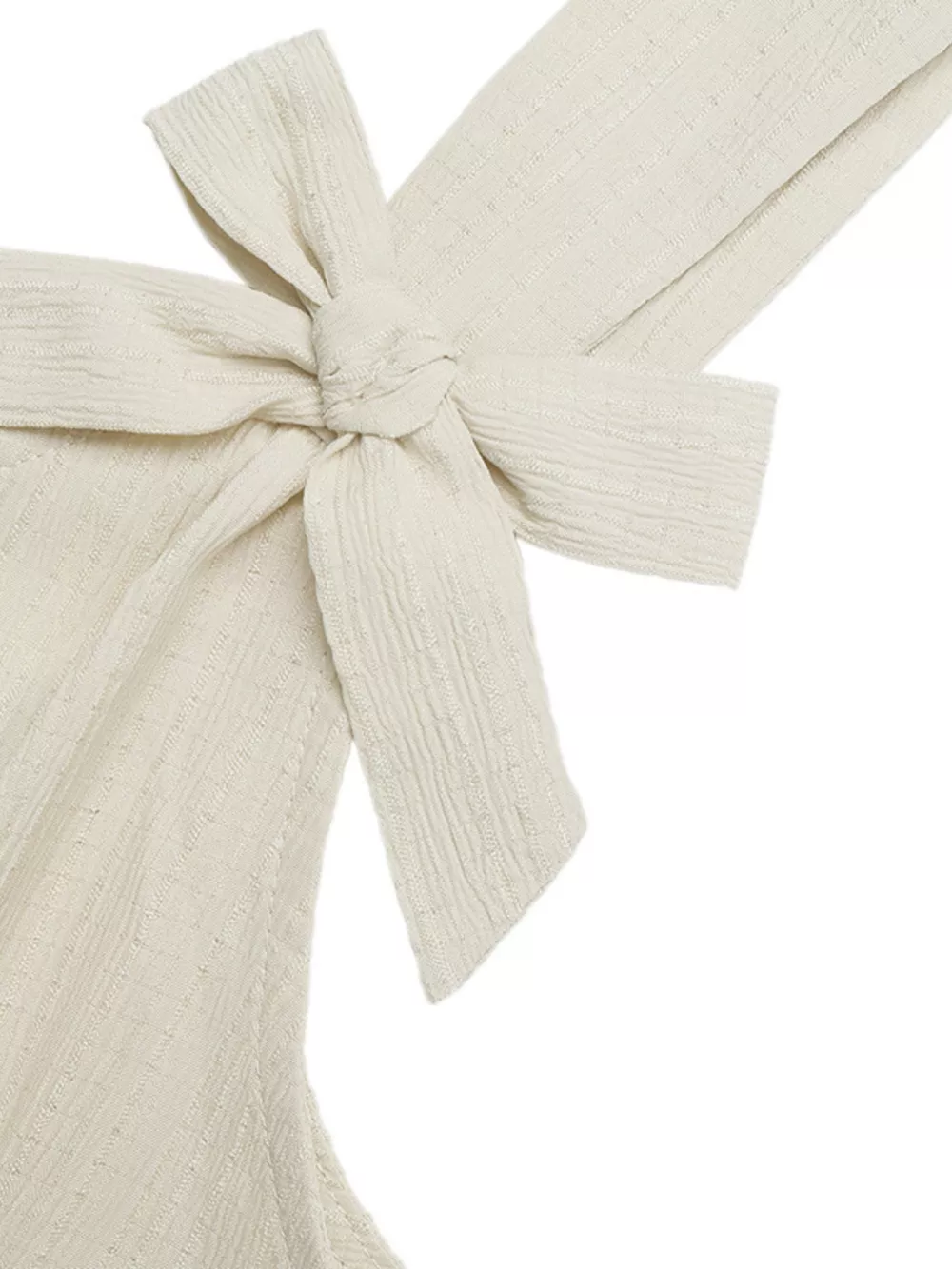 Bowknot Strap Pleated Detail Romper, image 8