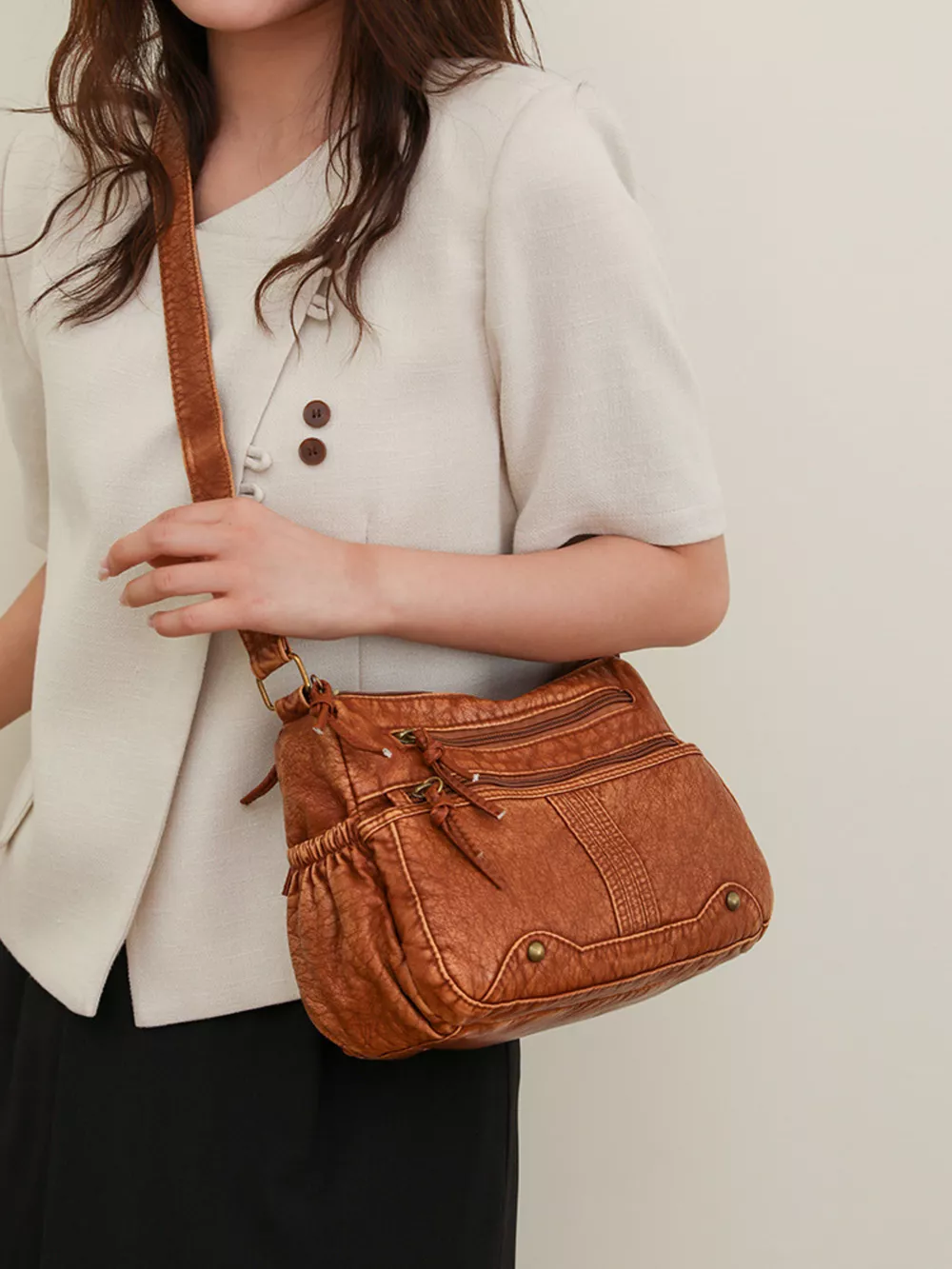 Multi-Pocket Crossbody Bag, image 16