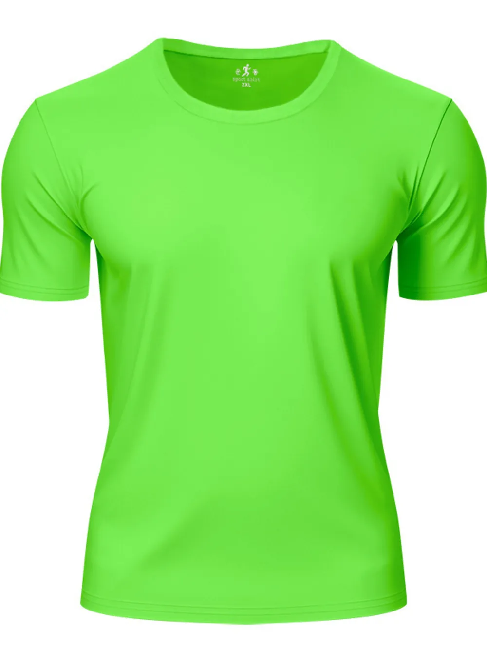 Men's Full Size Round Neck Short Sleeve Active T-Shirt Plus Size, image 5