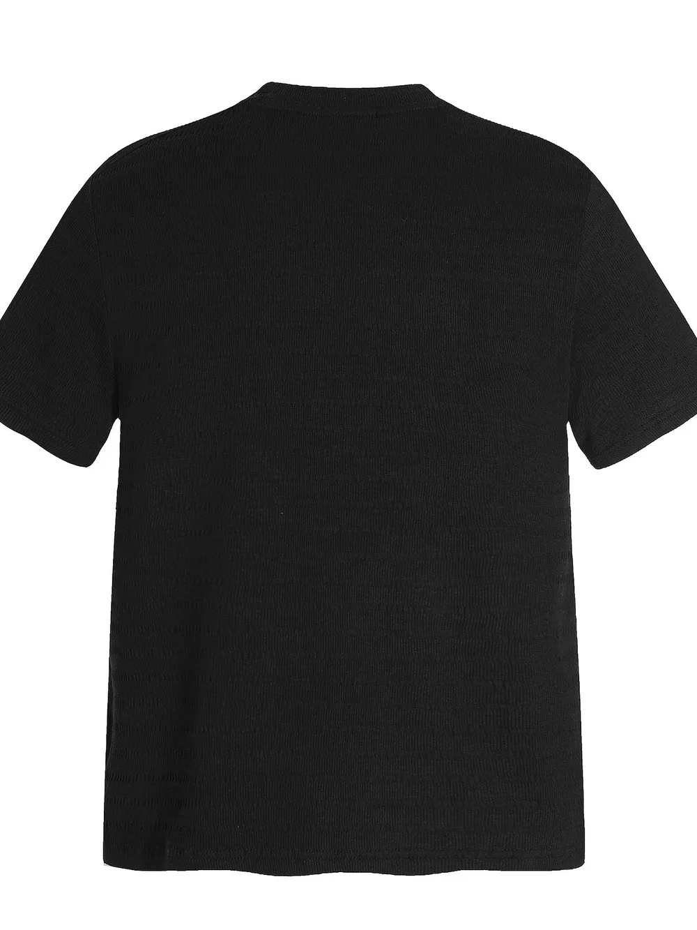 Men's Round Neck Short Sleeve T-Shirt, image 4