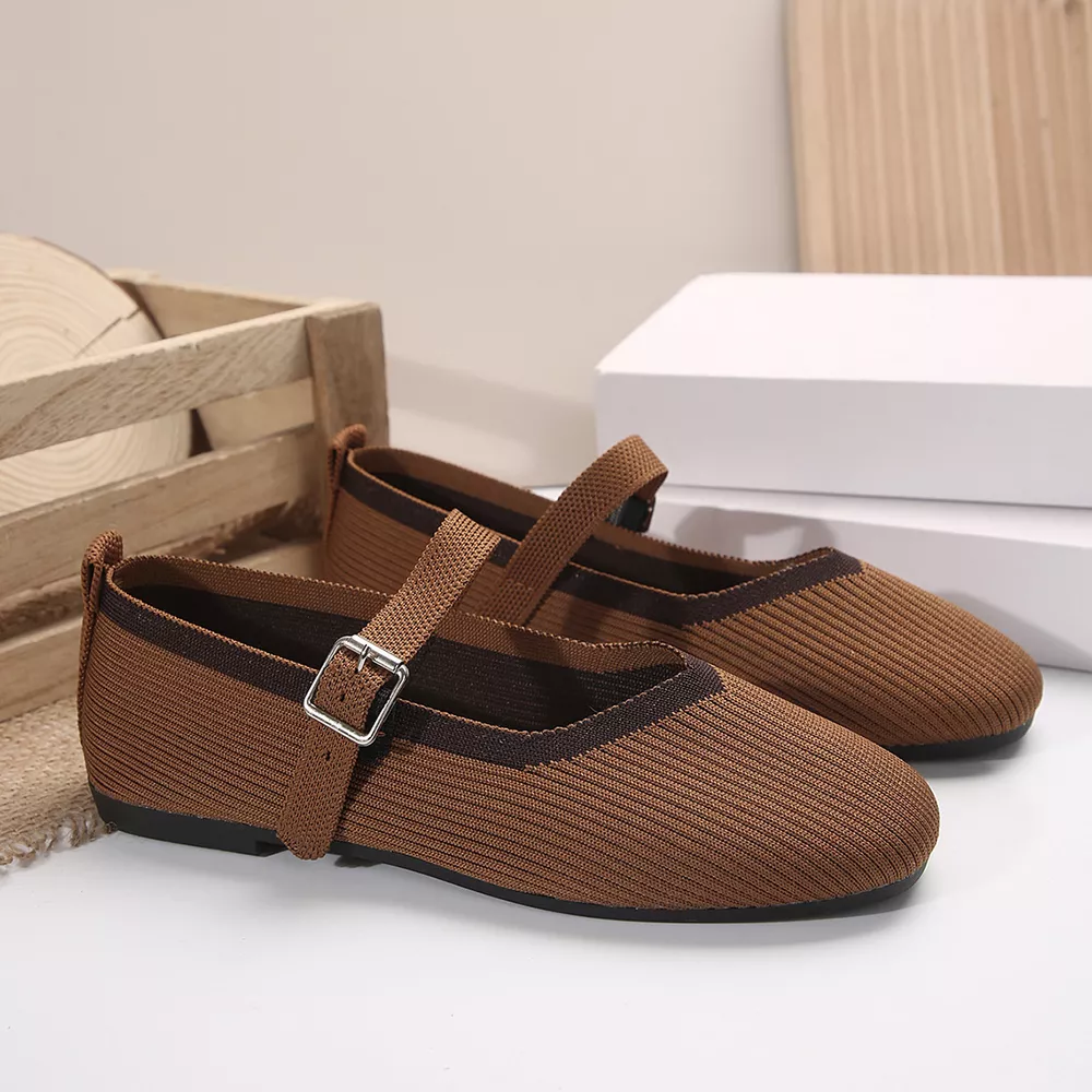 Round Toe Mesh Slip-Ons, image 3
