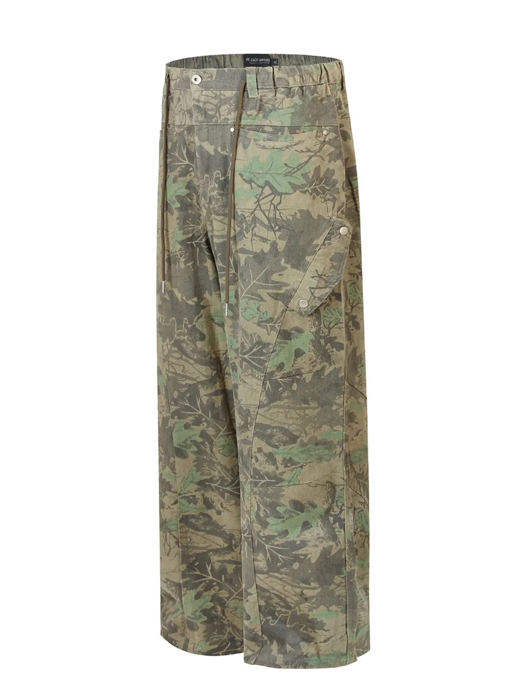 Men's Camo Print Cargo Pants, image 4