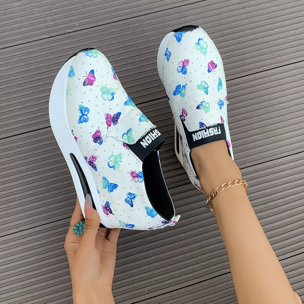 Butterfly Round Toe Slip-Ons, image 6