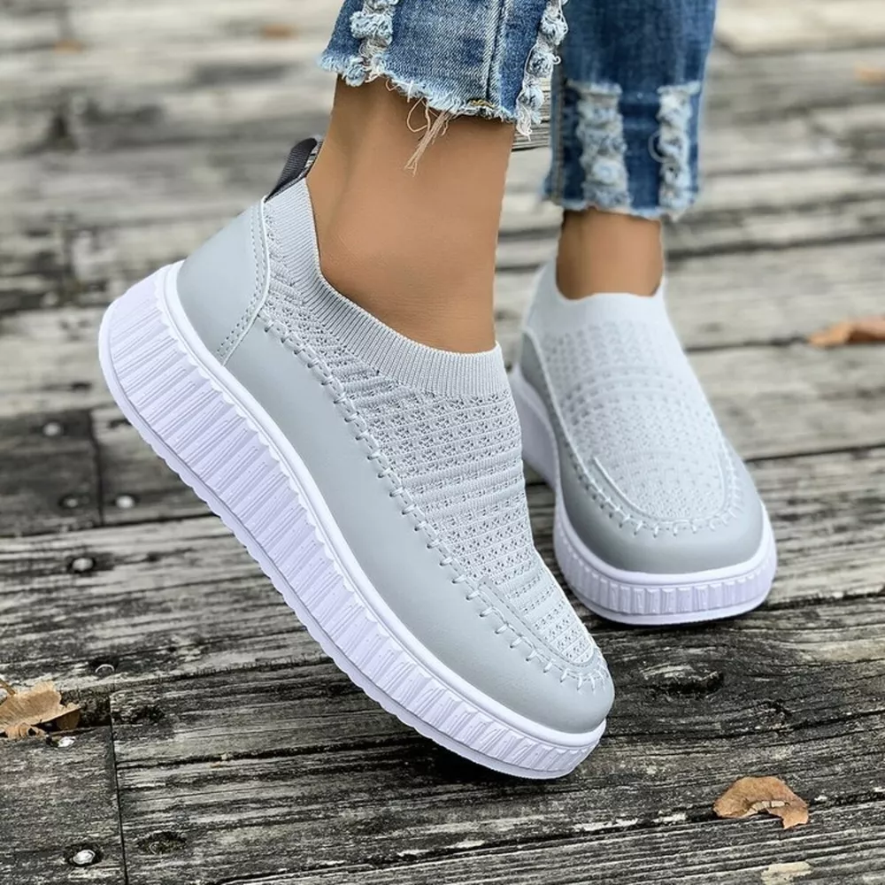 Round Toe Platform Slip-Ons, image 2