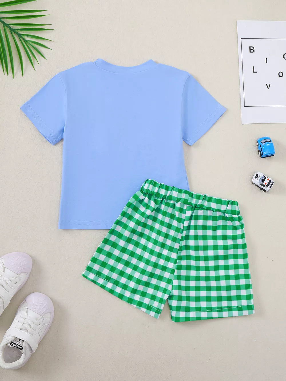 Children's Frog Short Sleeve T-Shirt & Shorts Set, image 5