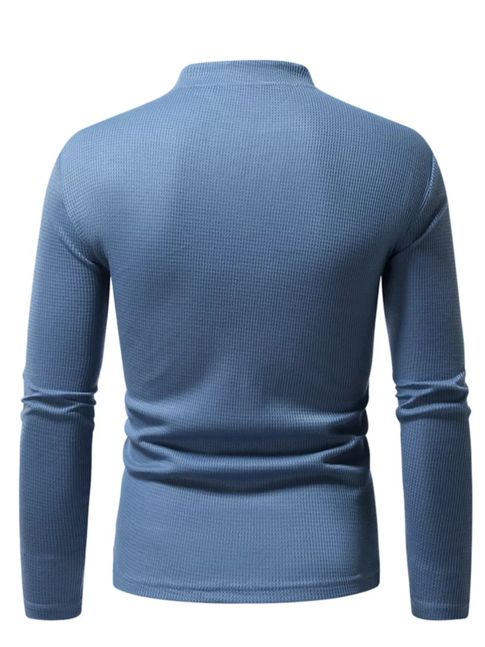 Men's Notched Long Sleeve Top, image 7