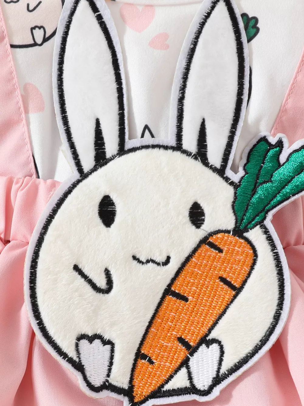 Children's Bunny Applique Short Sleeve Dress, image 5