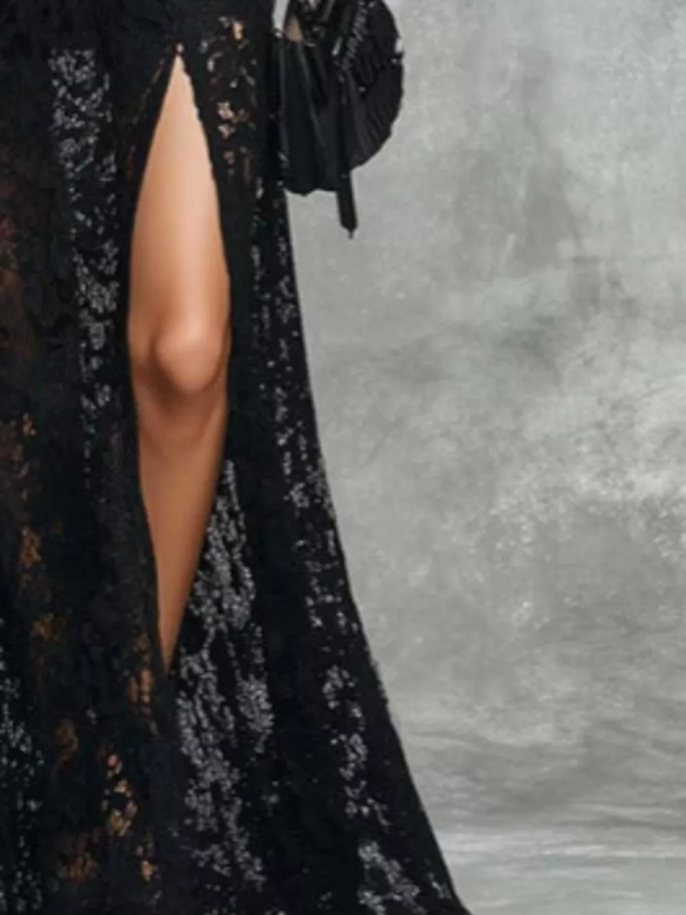 Slit Lace Sleeveless Maxi Dress, image 4