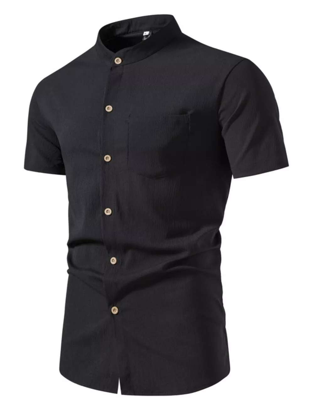 Men's Plus Size Button Up Short Sleeve Shirt, image 2