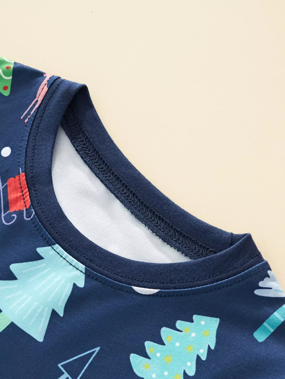 Children's Christmas Tree Long Sleeve Pajama Set, image 3