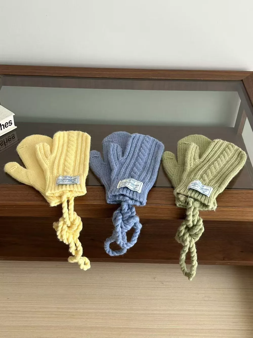Cable Knit Warm Gloves, image 4