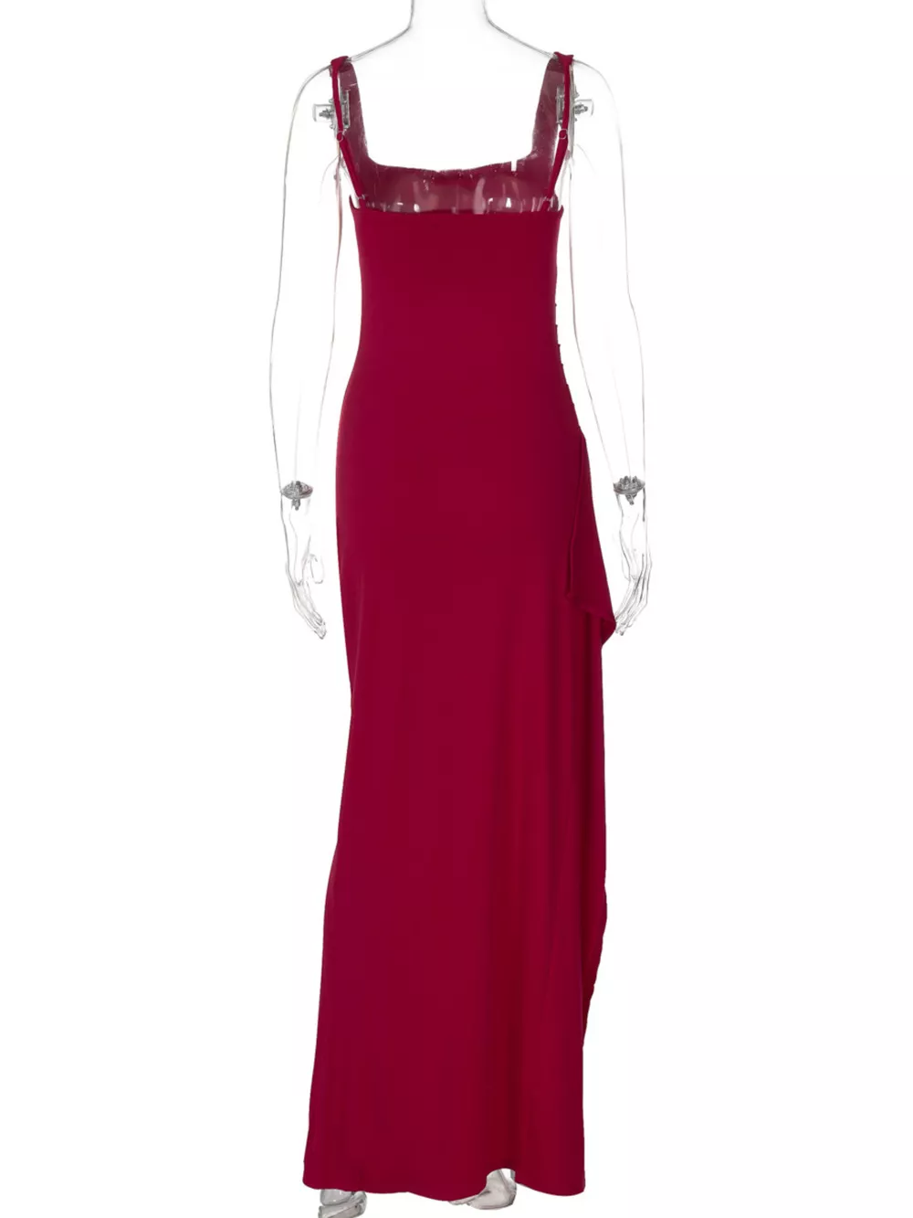 Slit Square Neck Maxi Dress, image 17