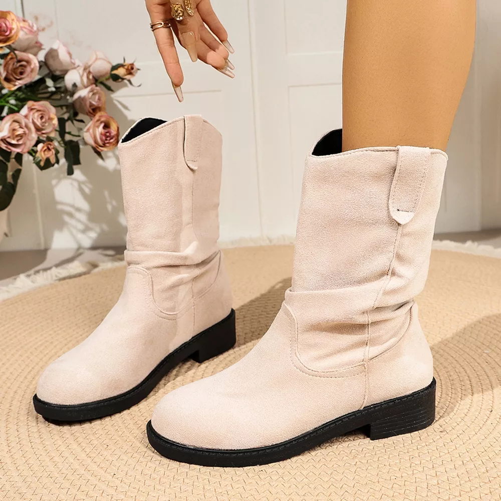 Round Toe Slouchy Boots, image 6