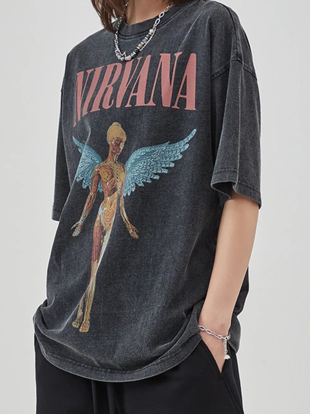 Men's Graphic Round Neck Short Sleeve T-Shirt, image 5