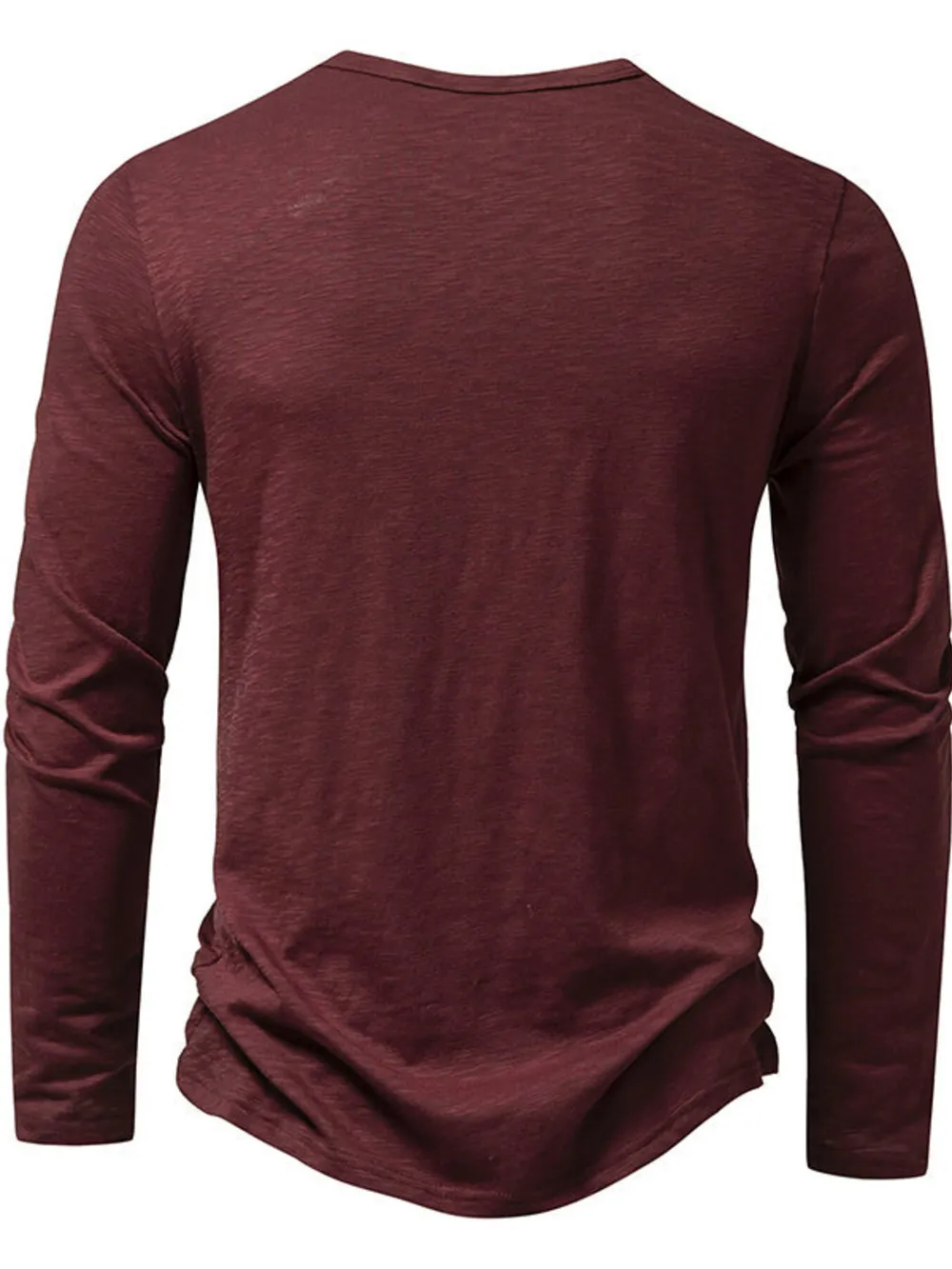 Men's Button Detail Long Sleeve T-Shirt, image 12