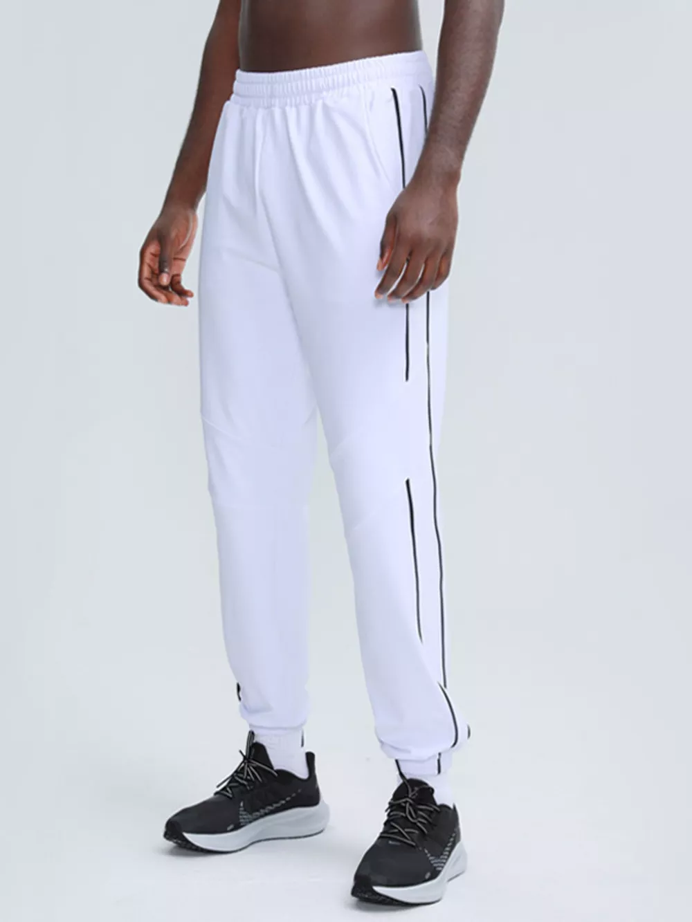 Men's Active Pants with Side Stripe, image 2
