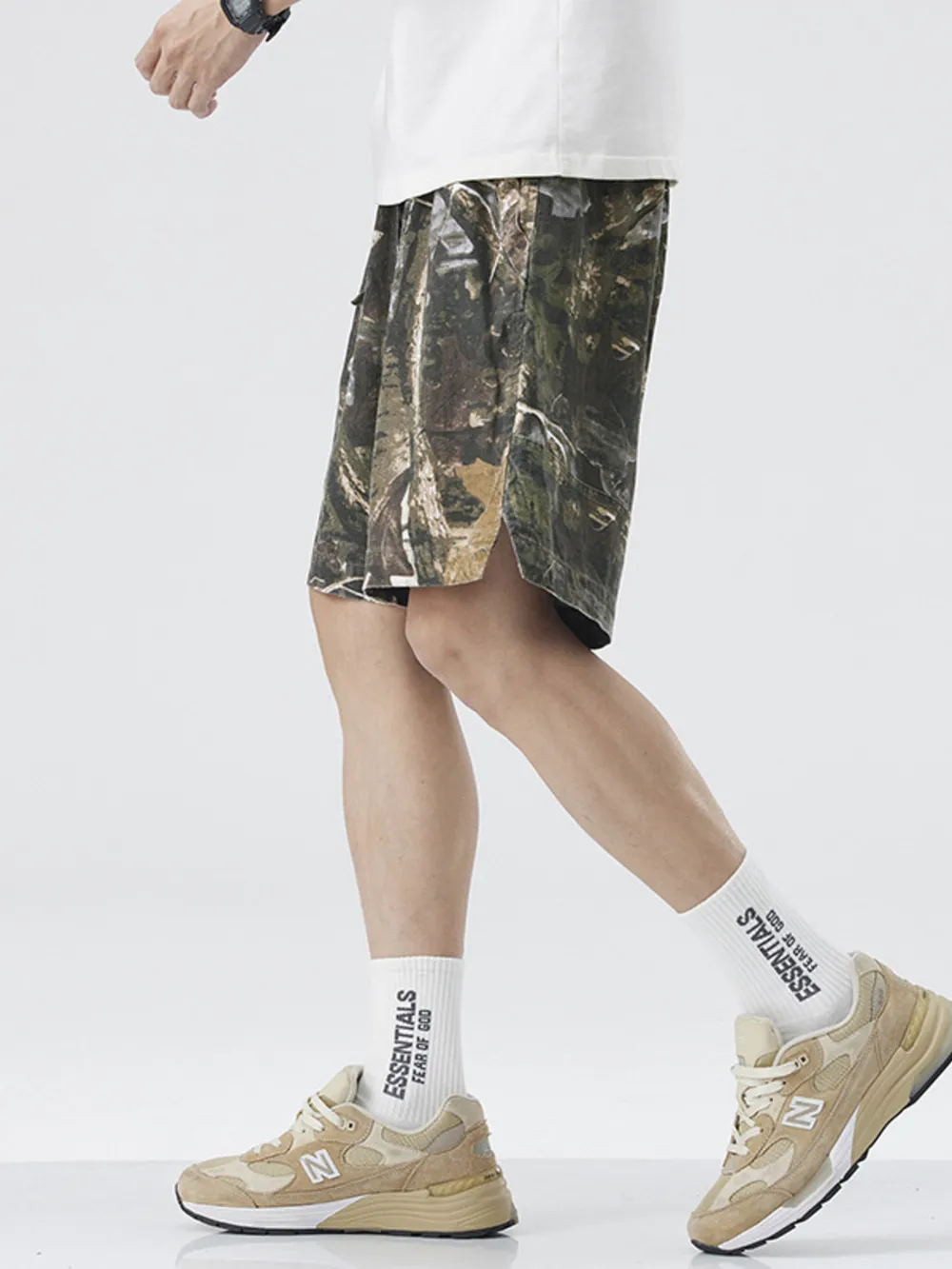 Men's Plus Size Loose Fit Shorts, image 3