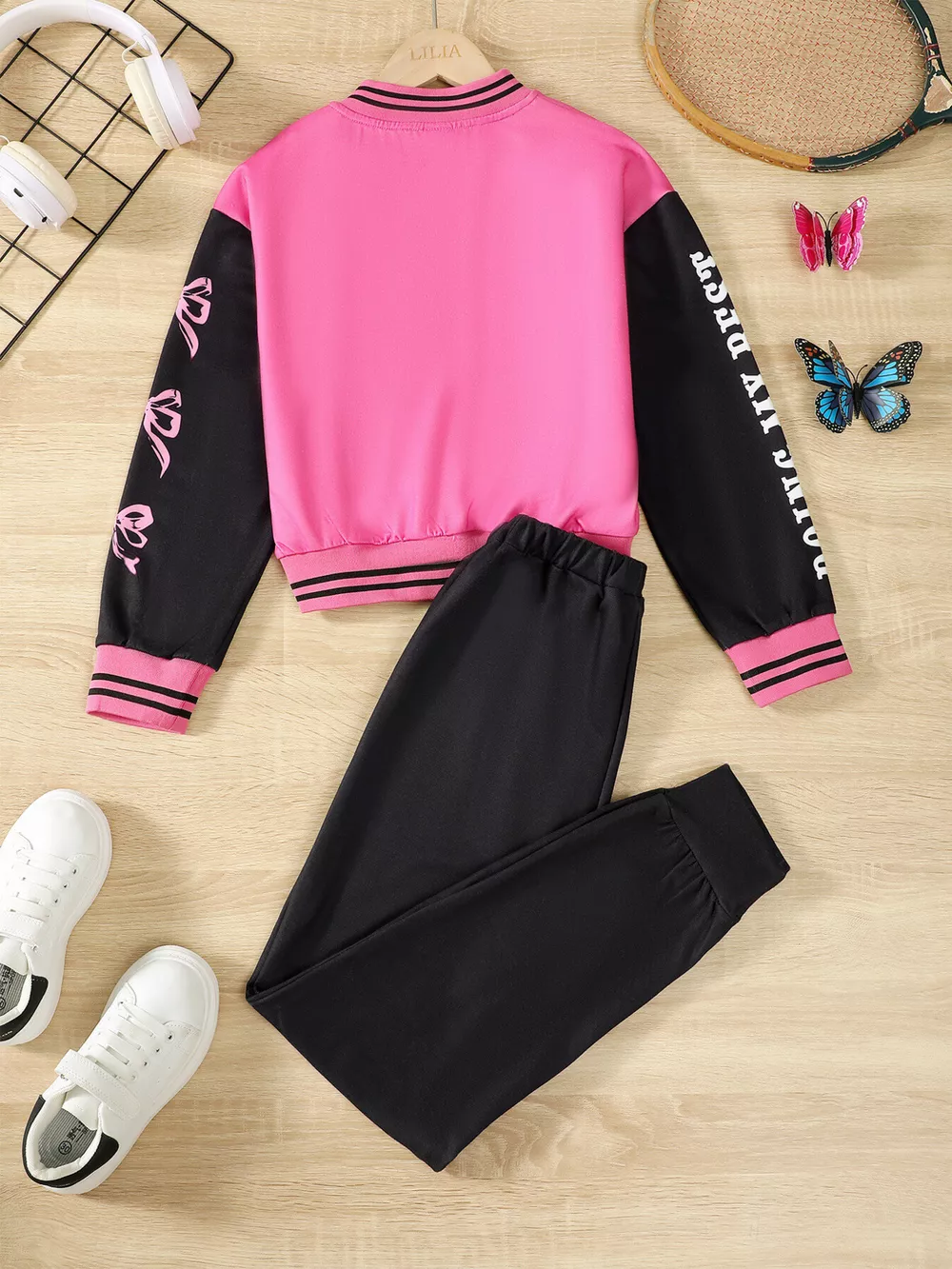 Children's Button Up Outerwear and Pants Set, image 2