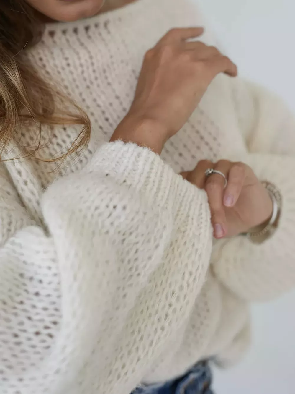 Chunky Knit Boat Neck Sweater, image 8