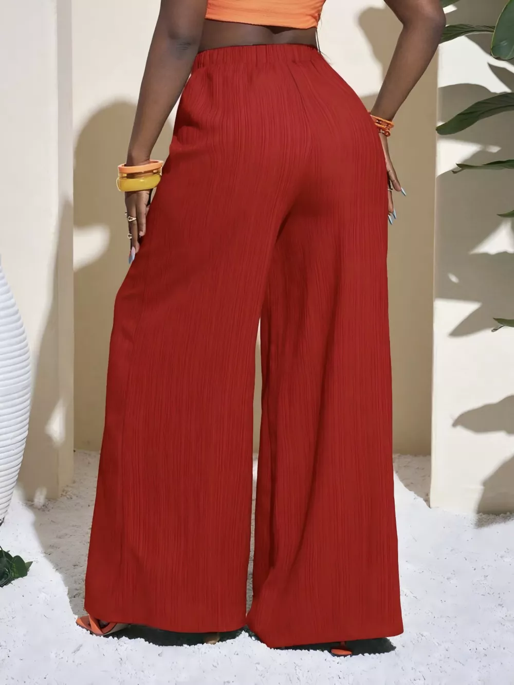 High-Waisted Wide-Leg Pants, image 17