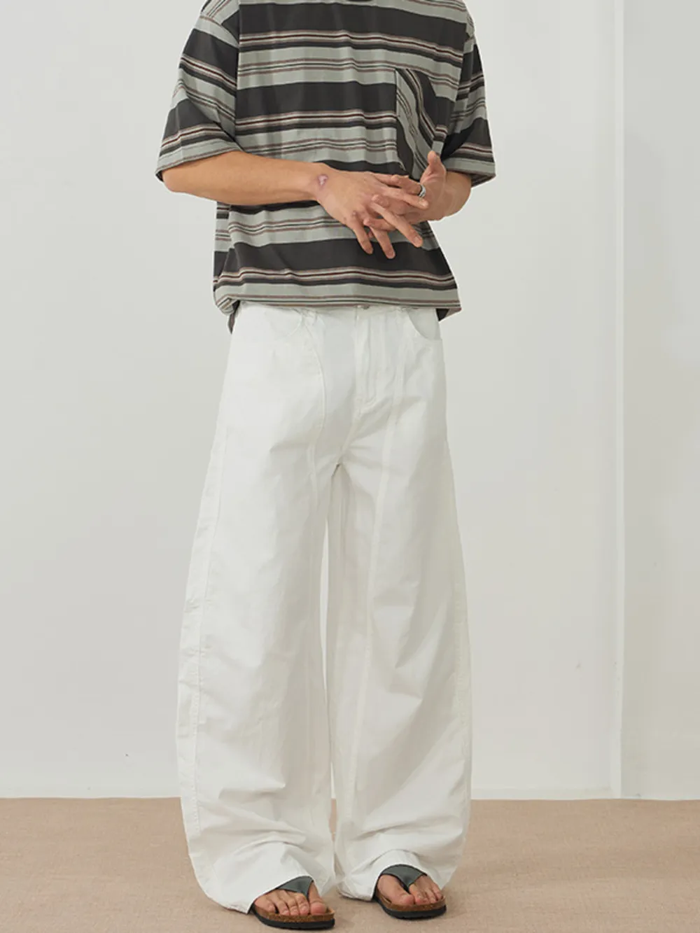 Men's Wide Leg Casual Pants, image 3