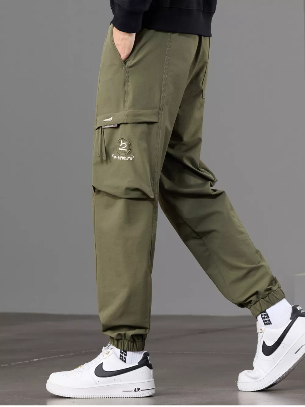 Men's Casual Cargo Joggers, image 15