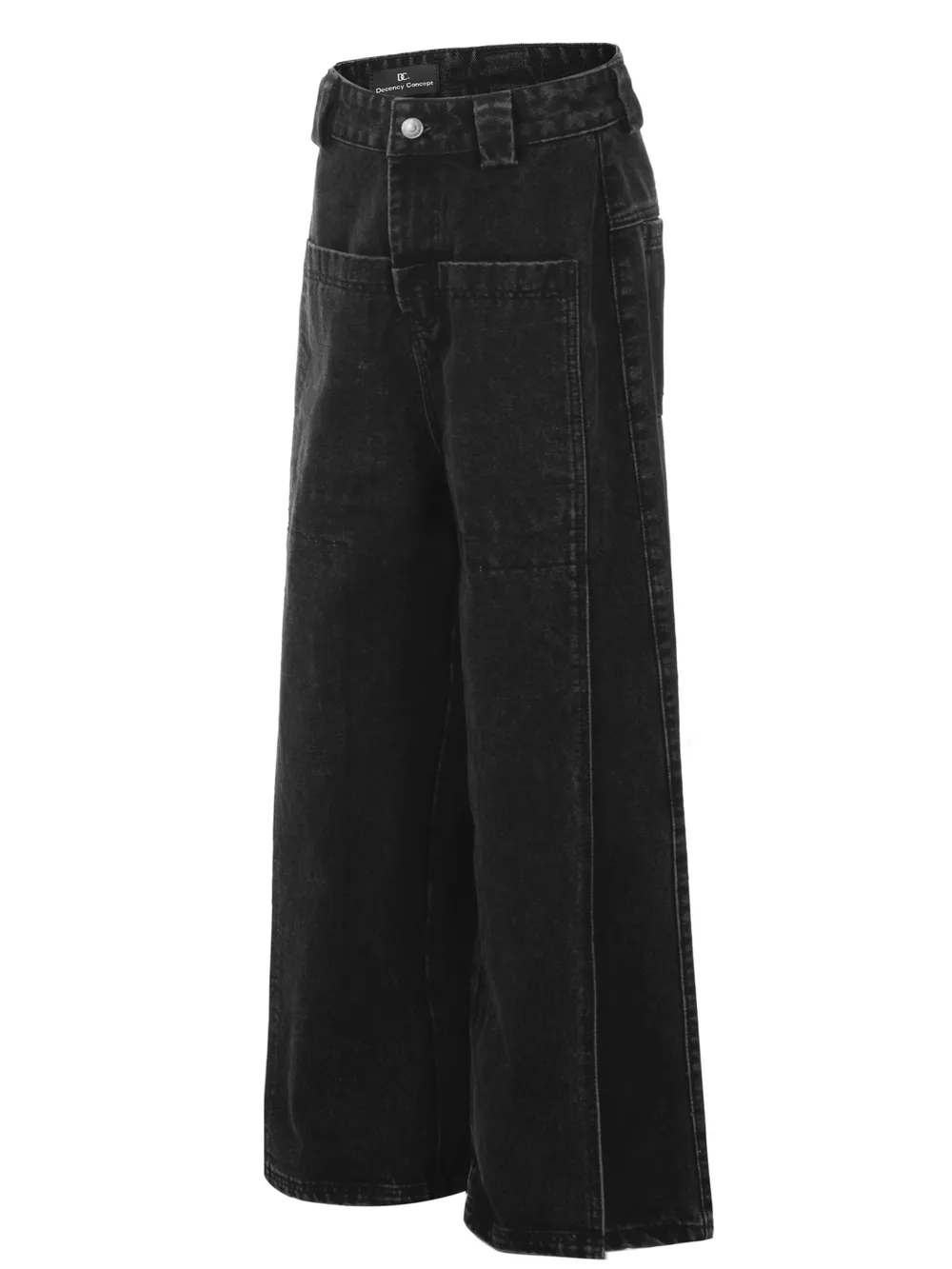 Men's Wide Leg Denim Jeans, image 2