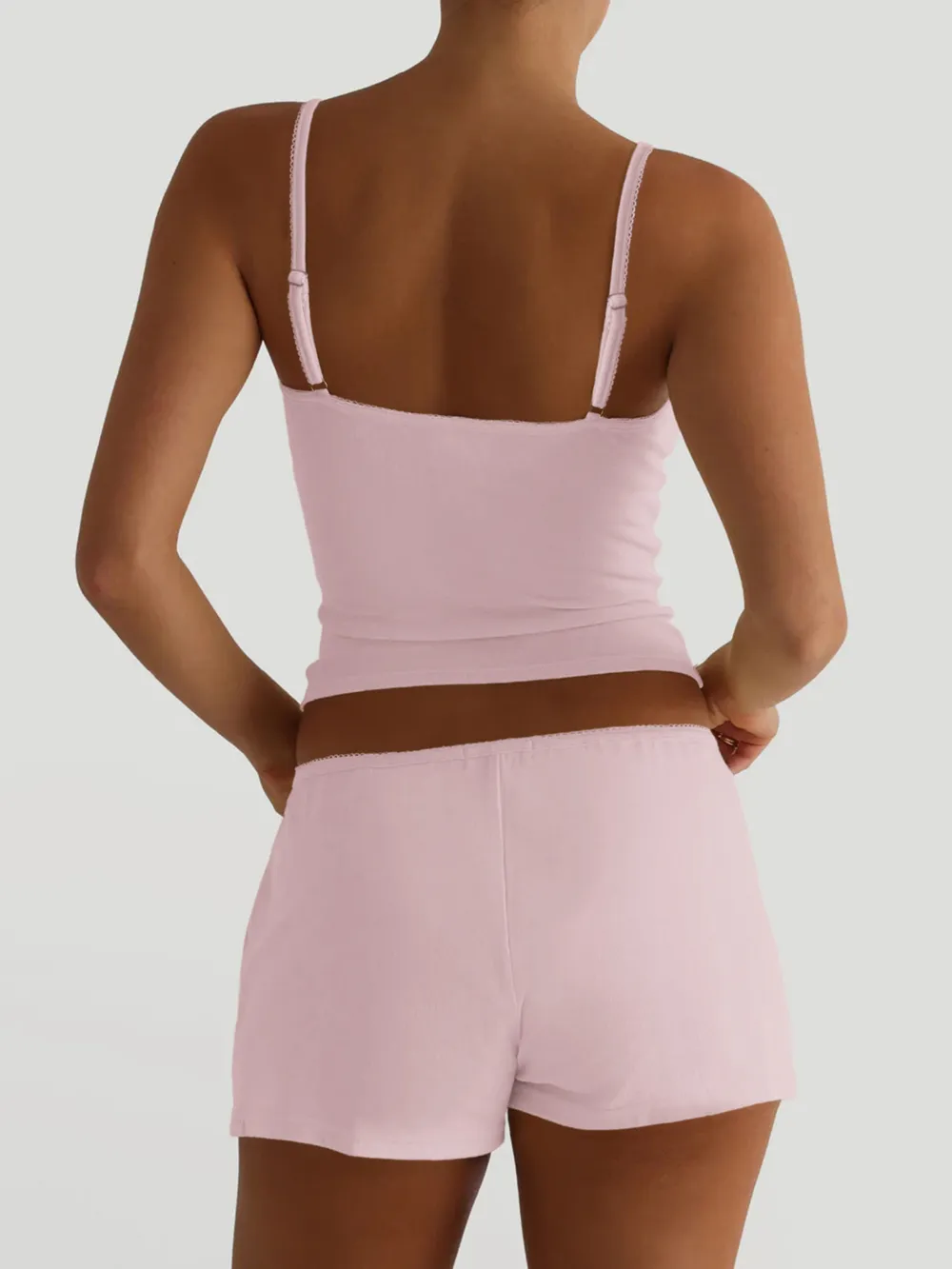 V-Neck Cami and Shorts Set, image 6