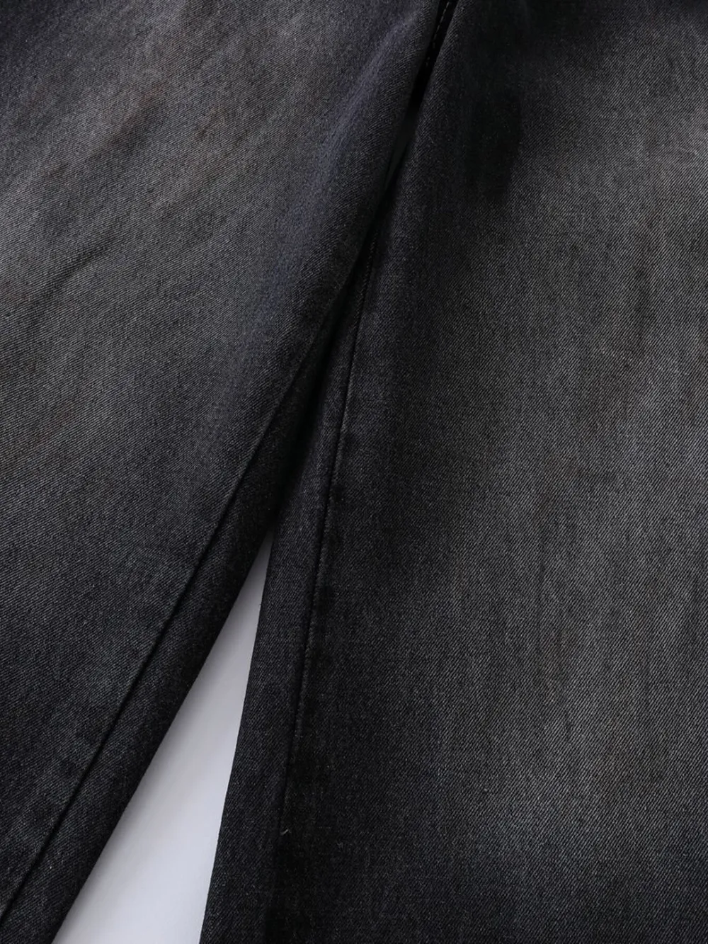 Men's Vintage Washed Wide Leg Denim Jeans, image 7