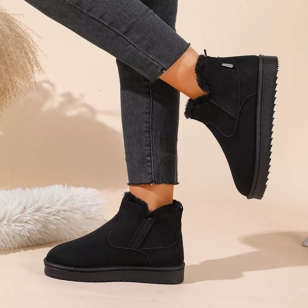 Plush Lined Winter Ankle Boots, image 10