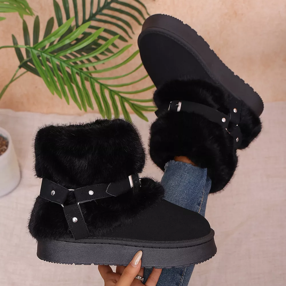 Round Toe Platform Boots, image 11