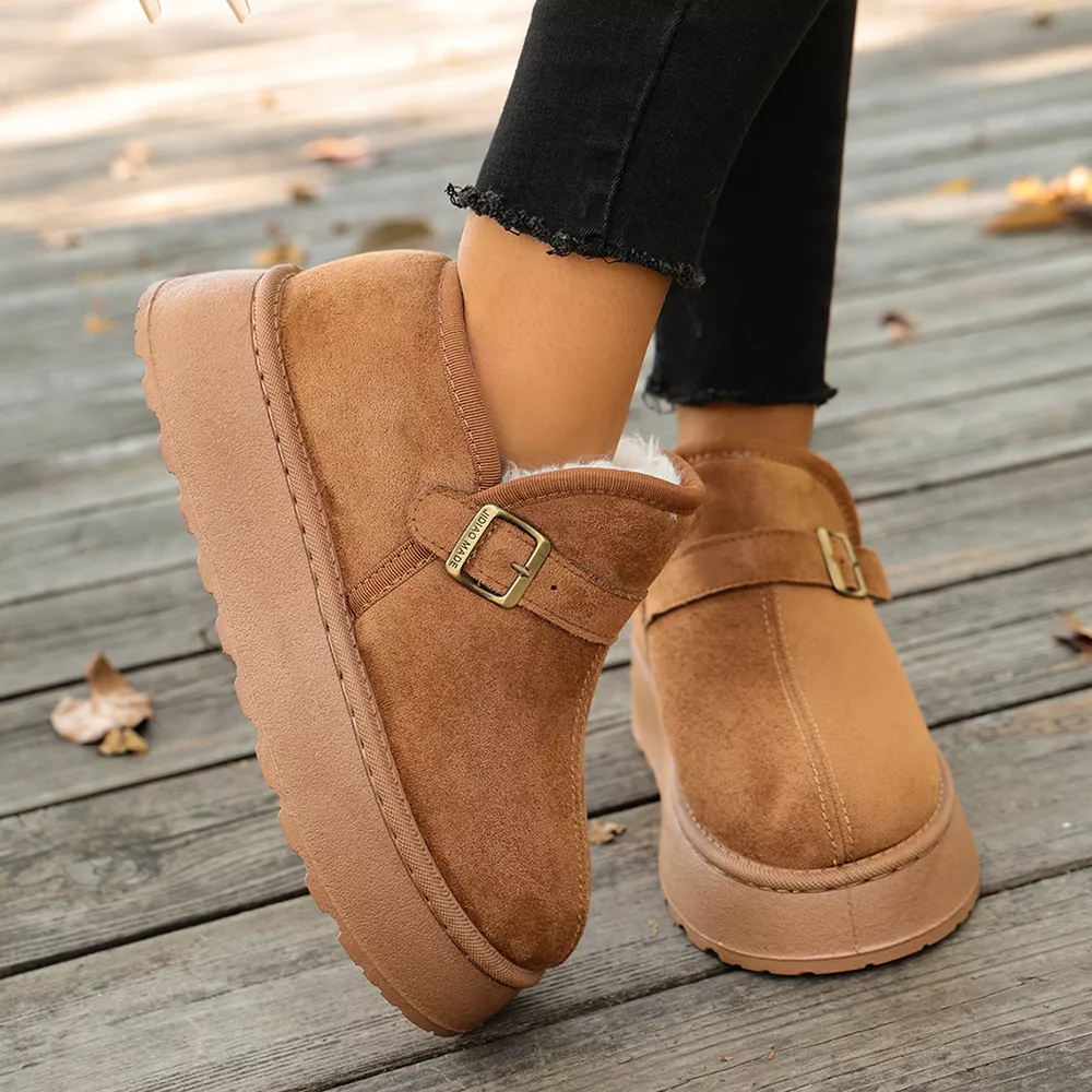 Round Toe Platform Boots, image 3