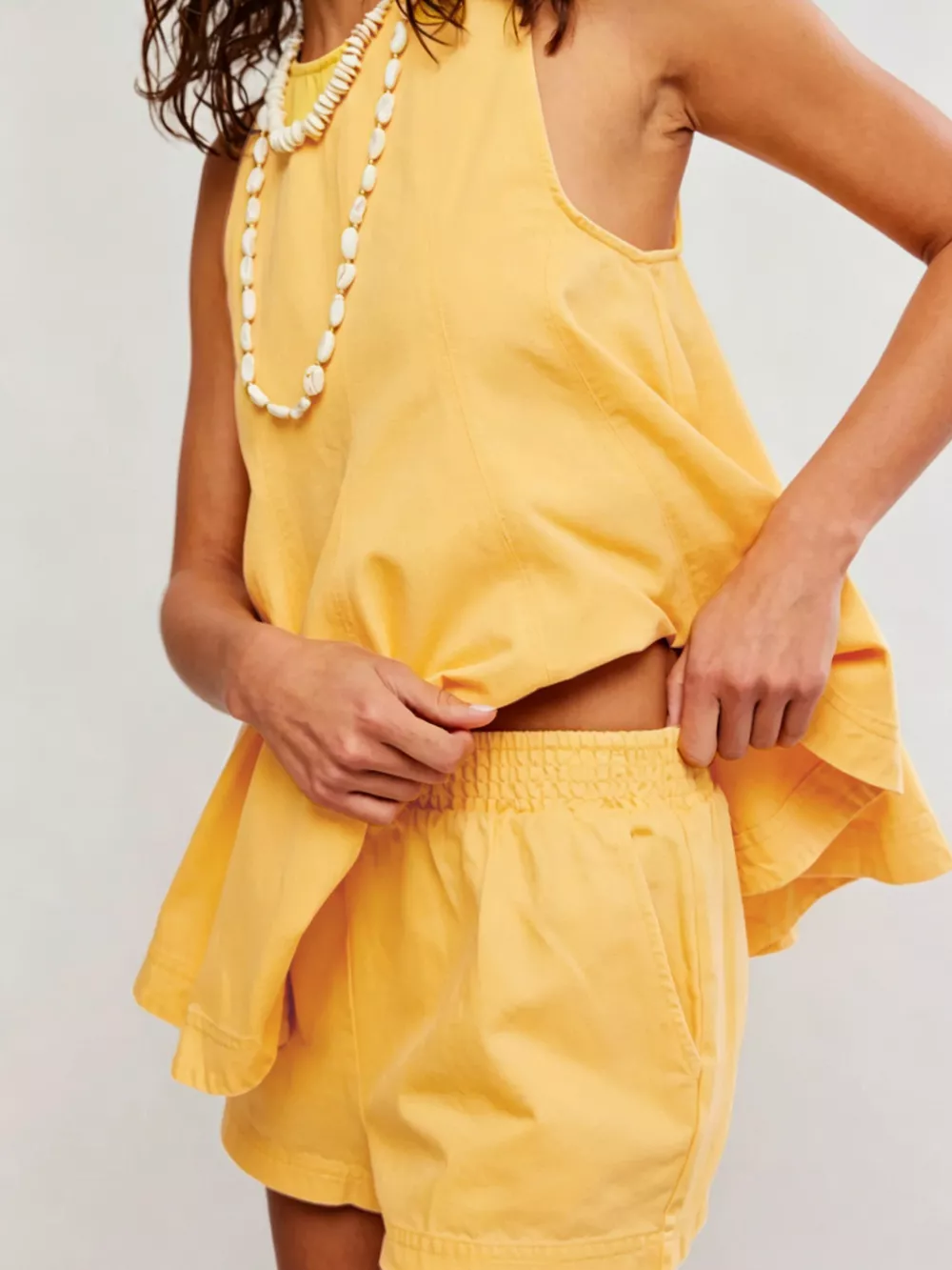 Sleeveless Top and Shorts Denim Set, image 6