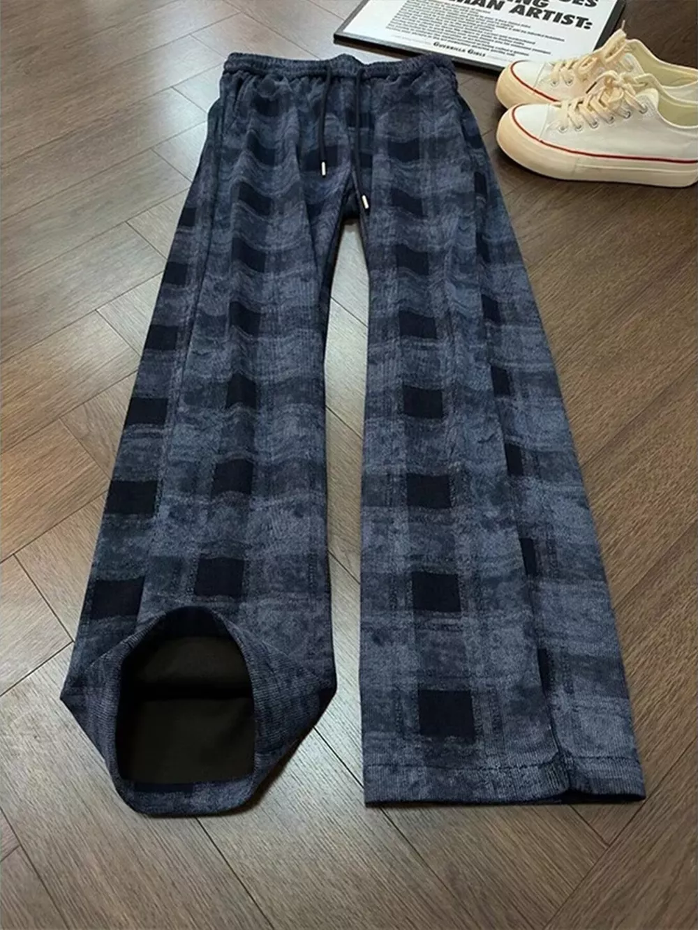 Men's Plaid Wide-Leg Pants, image 2