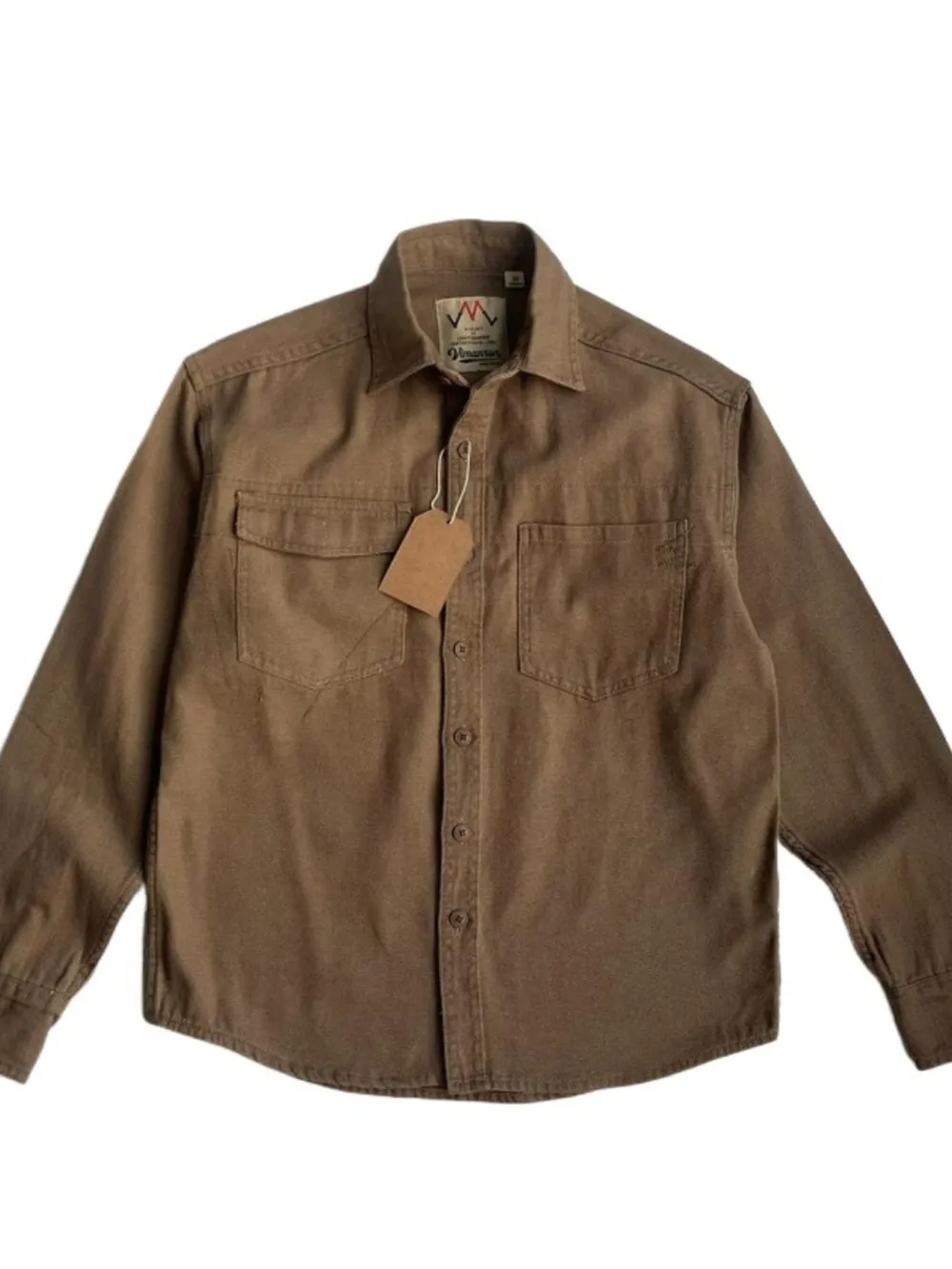 Men's Plus Size Button Up Shirt with Chest Pockets, image 4