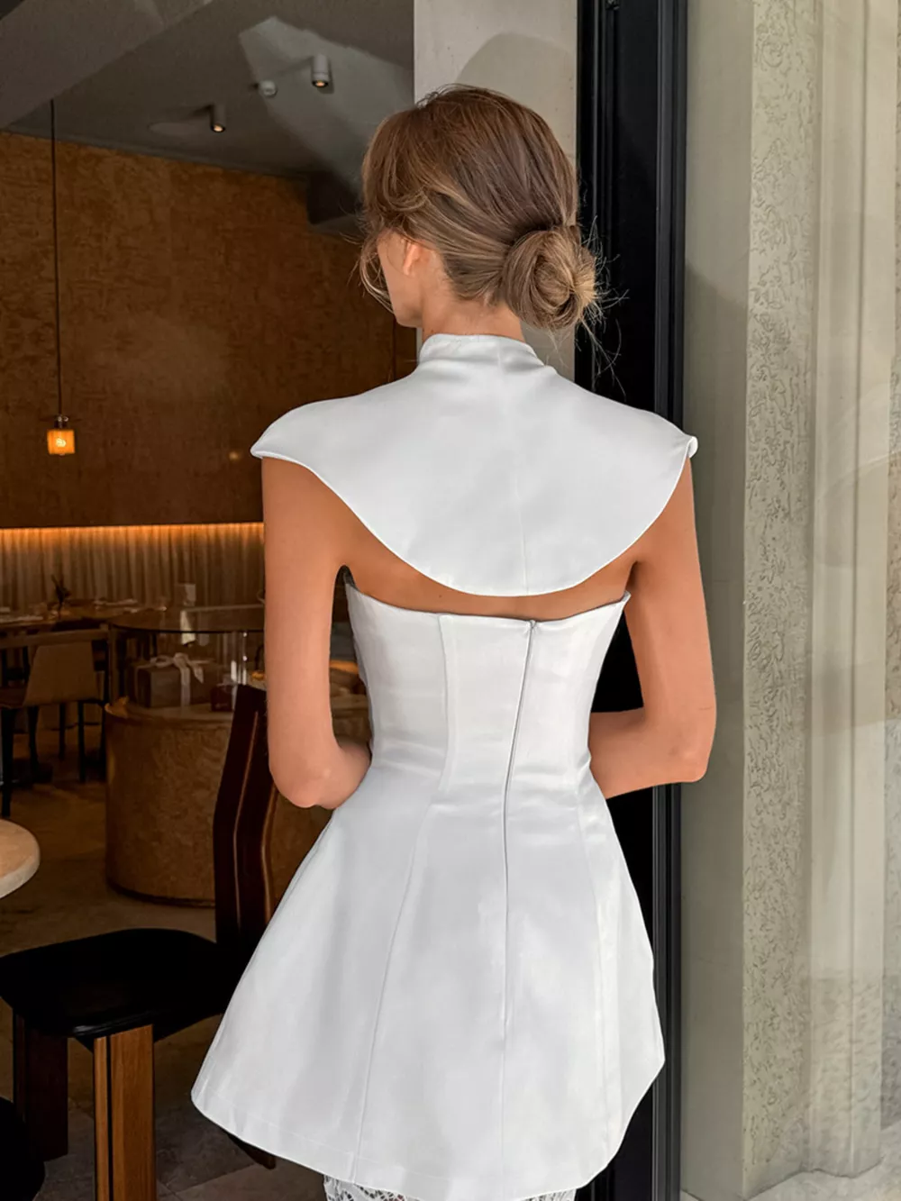 Cap Sleeve Top and Lace Skirt Set, image 4