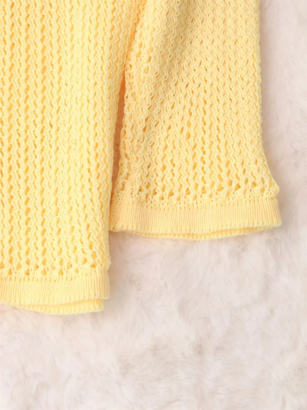 Openwork Relaxed Fit Knit Cover Up, image 24