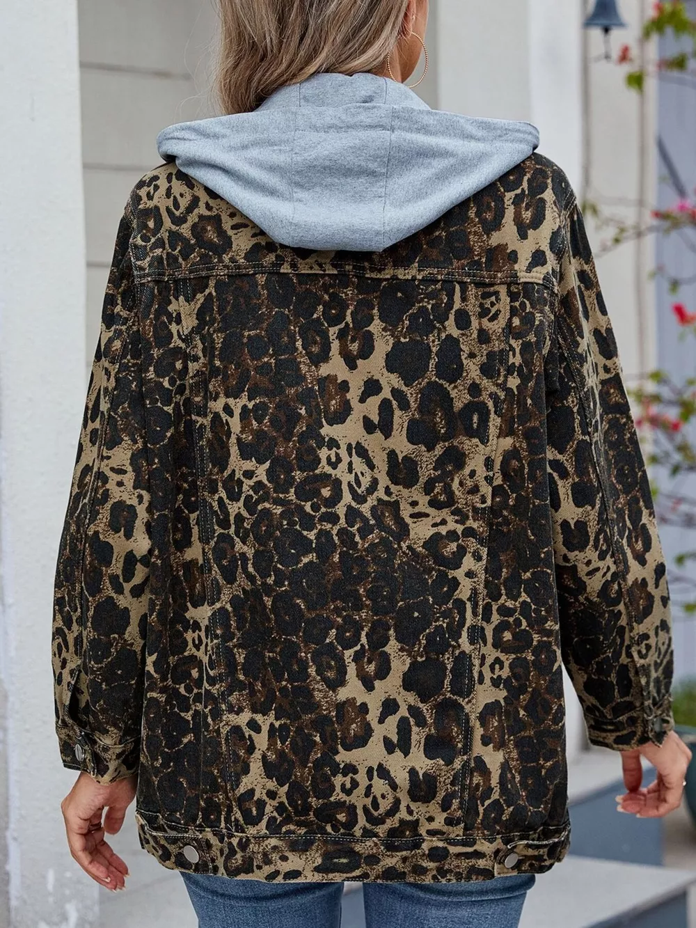 Button Up Long Sleeve Denim Jacket, image 23