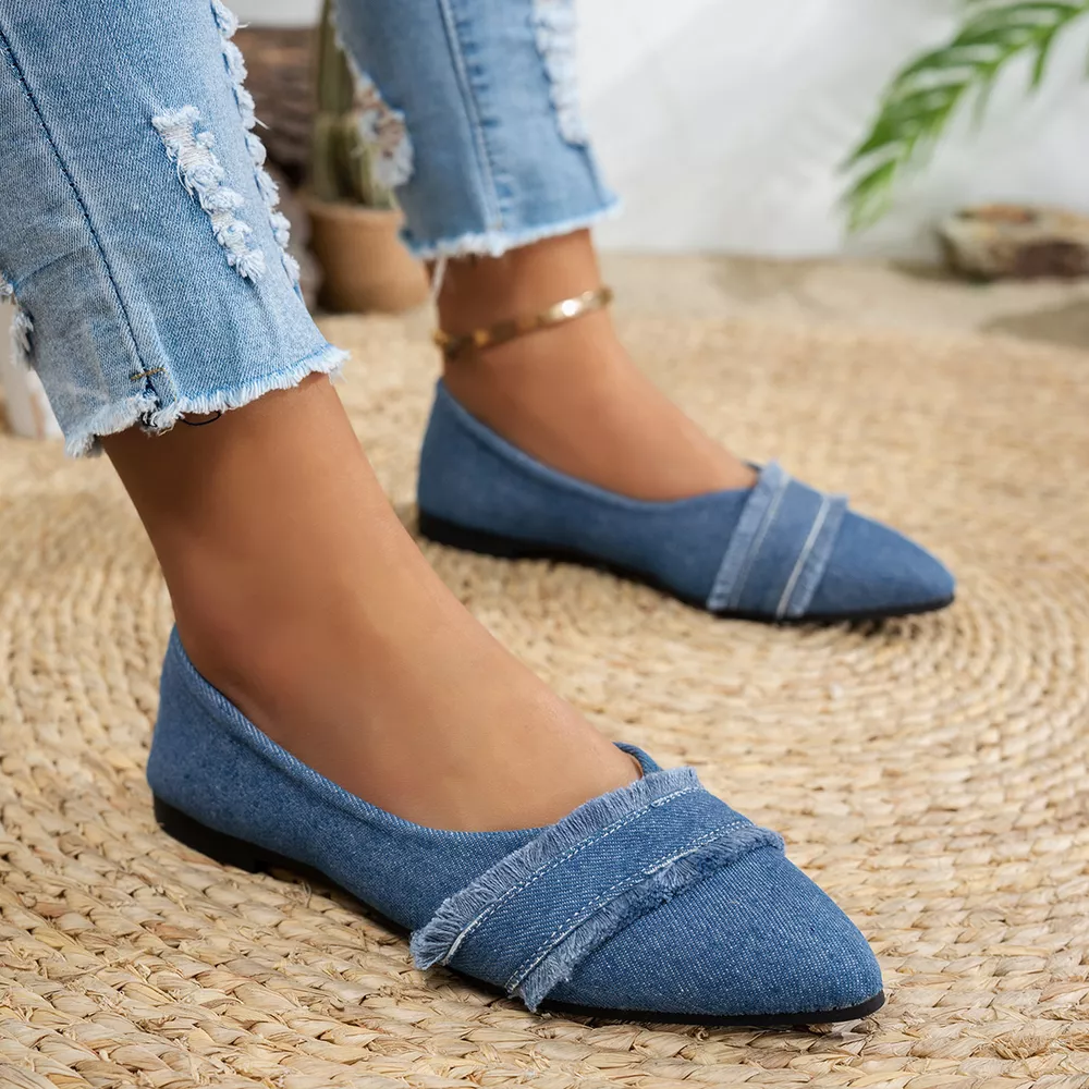 Point Toe Flats Slip-Ons, image 2