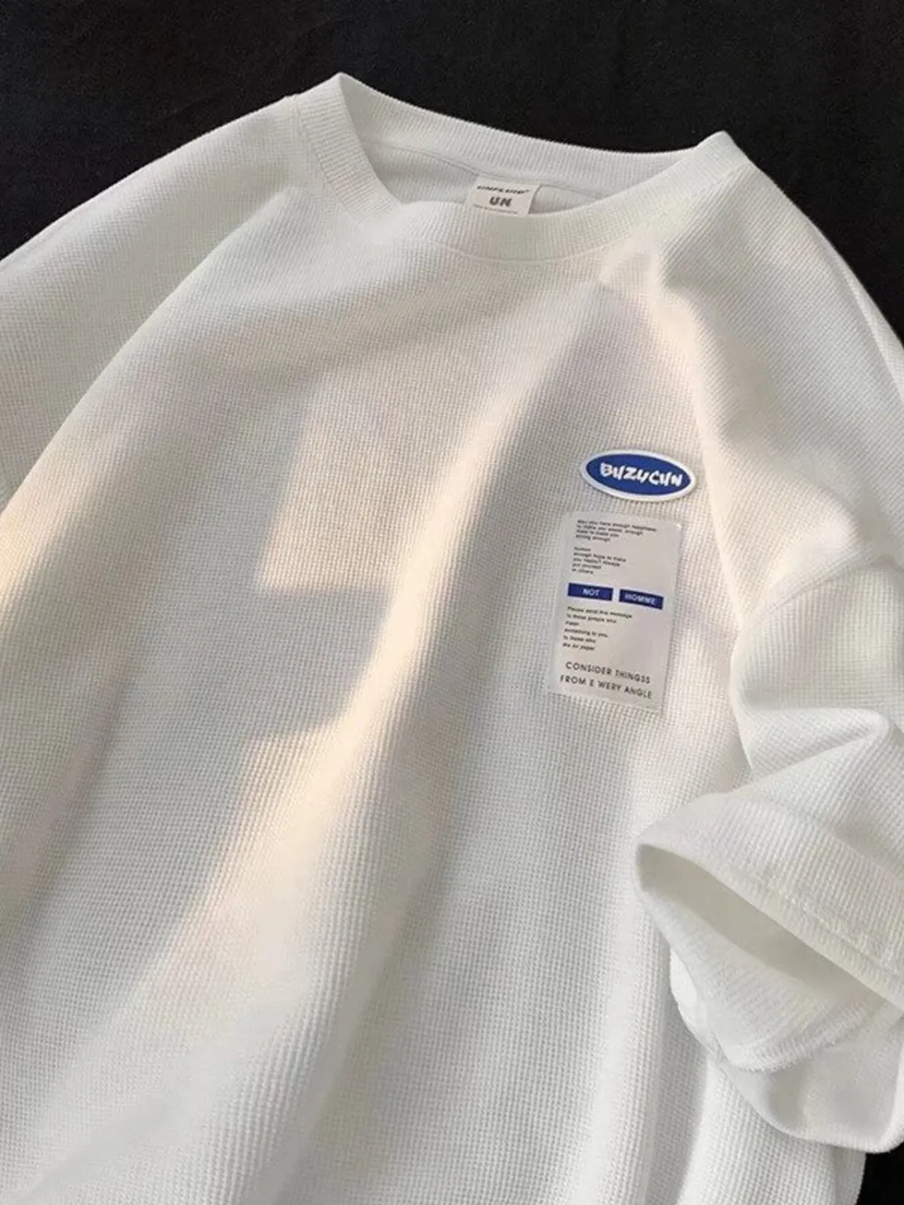 Men's Full Size Round Neck Half Sleeve T-Shirt Plus Size, image 3
